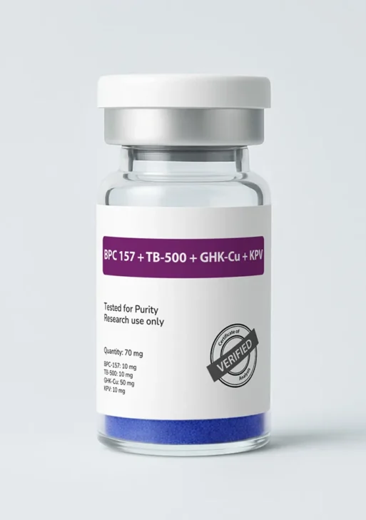 BPC 157 + TB 500 + GHK-Cu + KPV